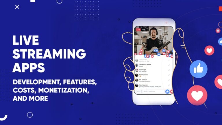 Live Streaming Apps – Development, Features, Costs, Monetization, And More