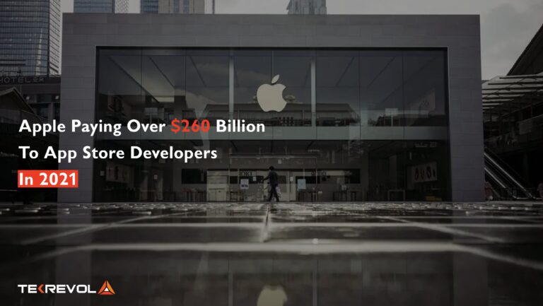 Deep Analysis of Apple Paying Over $260 Billion To App Store Developers In 2021