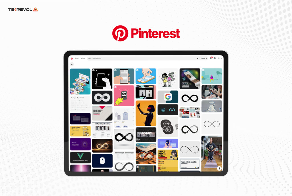 Pinterest social media platform