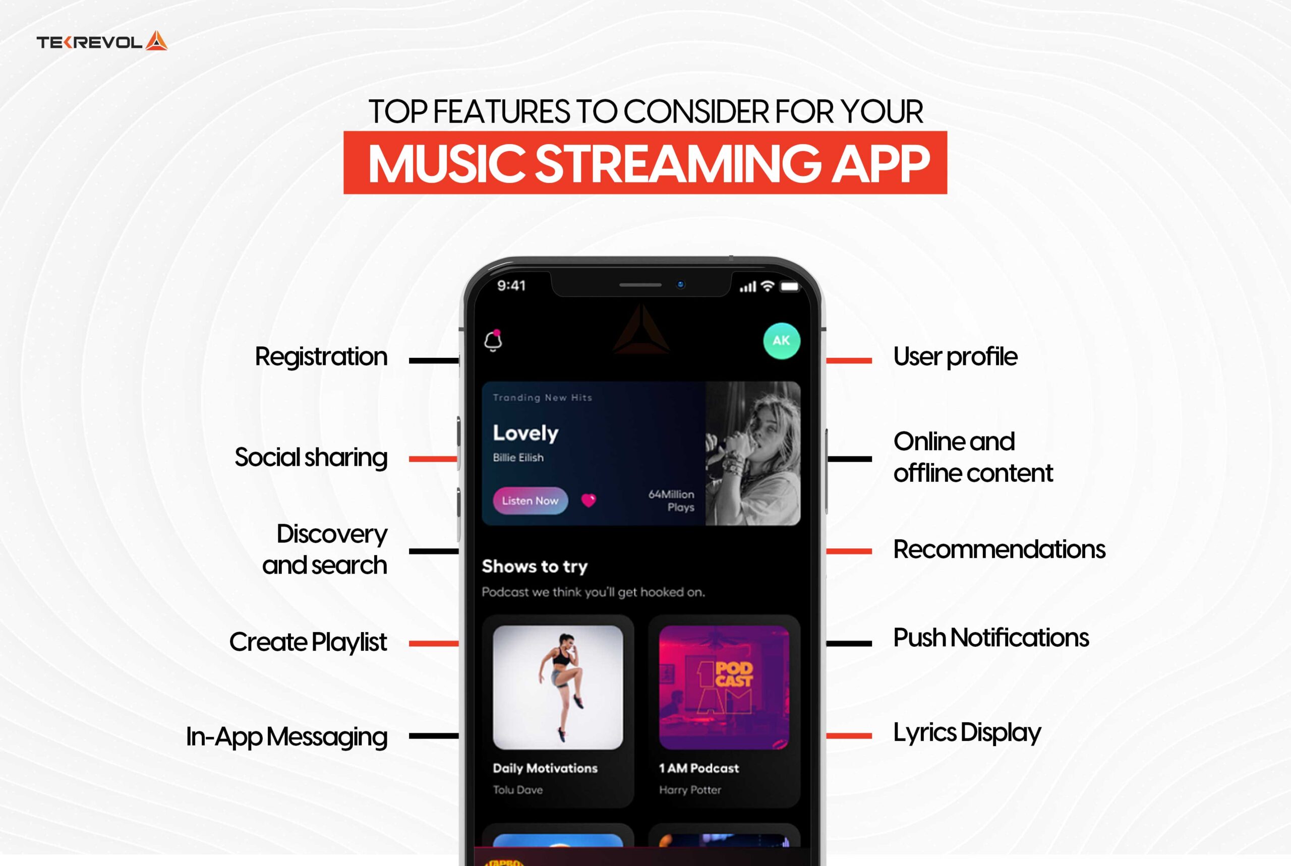 Top Features to Consider for Your Music Streaming App 