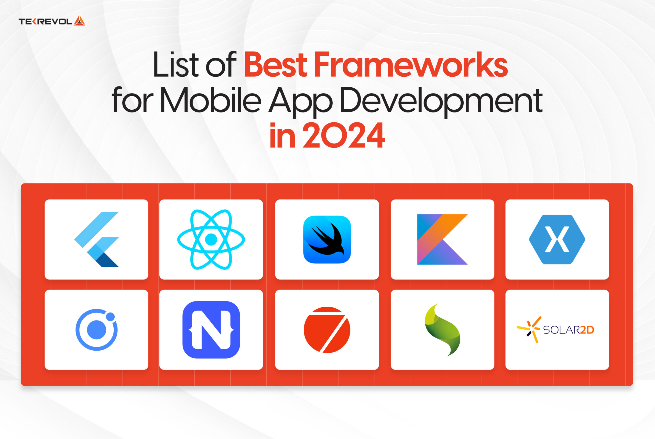 List of Best Frameworks for Mobile App Development