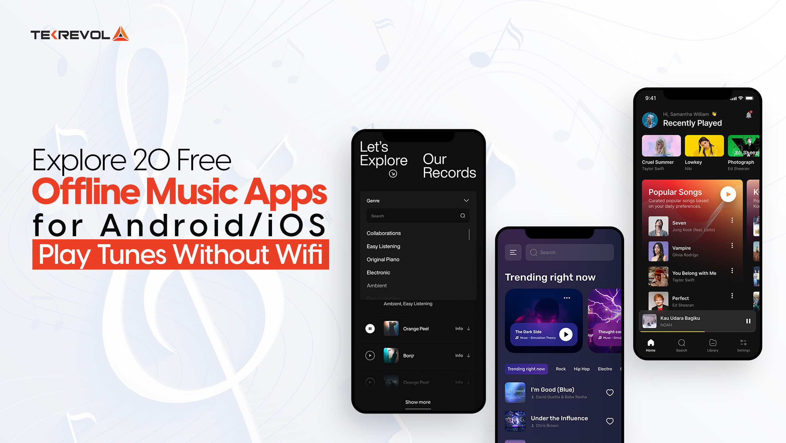 Explore 20 Free Offline Music Apps for Android/iOS: Play Tunes Without WiFi.