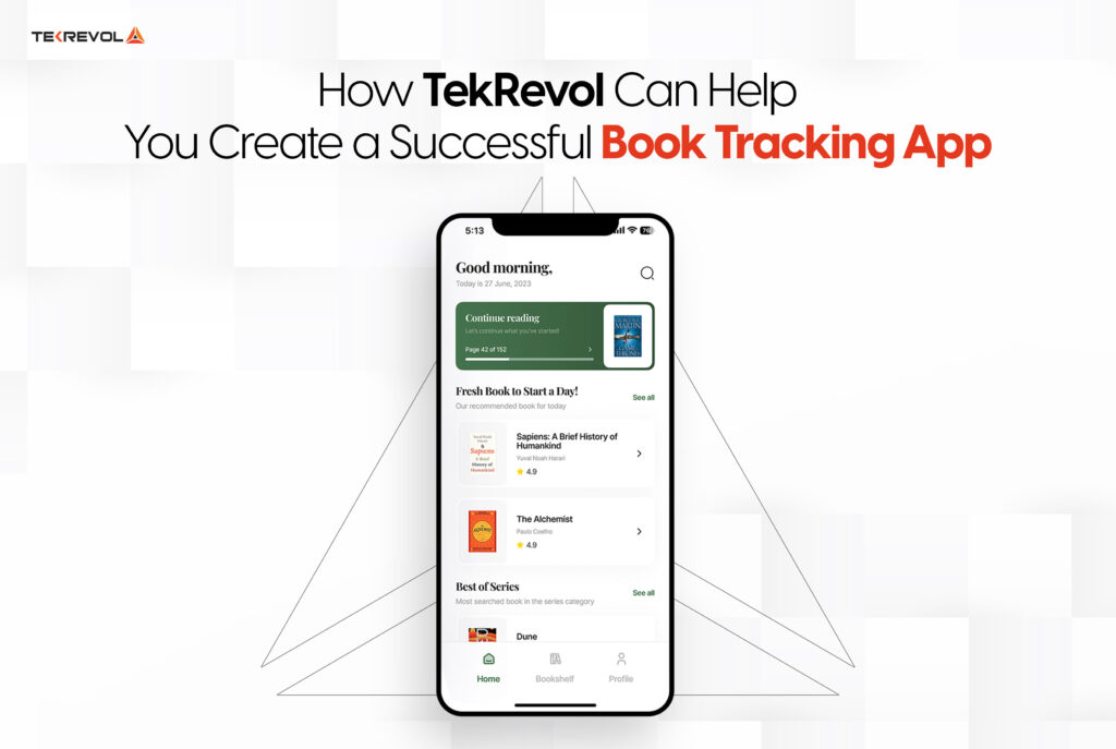 How Tekreovl Can help you create a successfull Book Tracking App