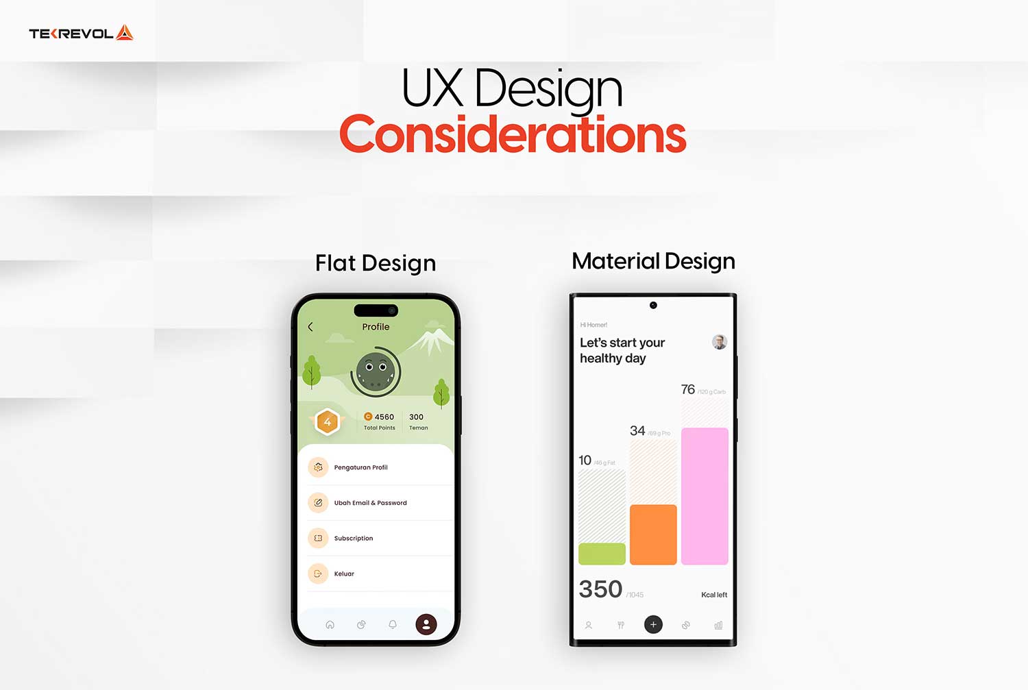 UX Design Considiration 