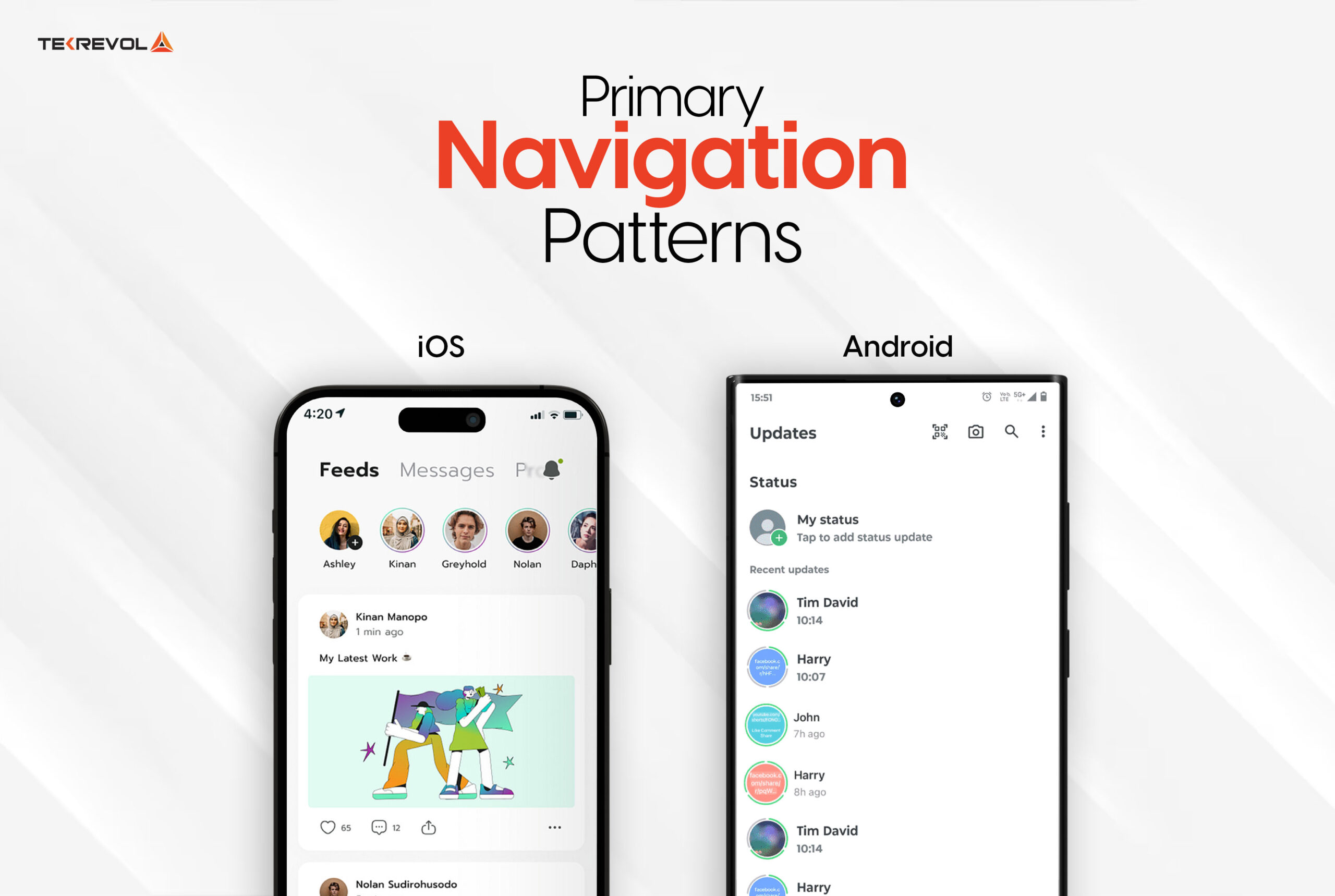 primary navigations patterns 