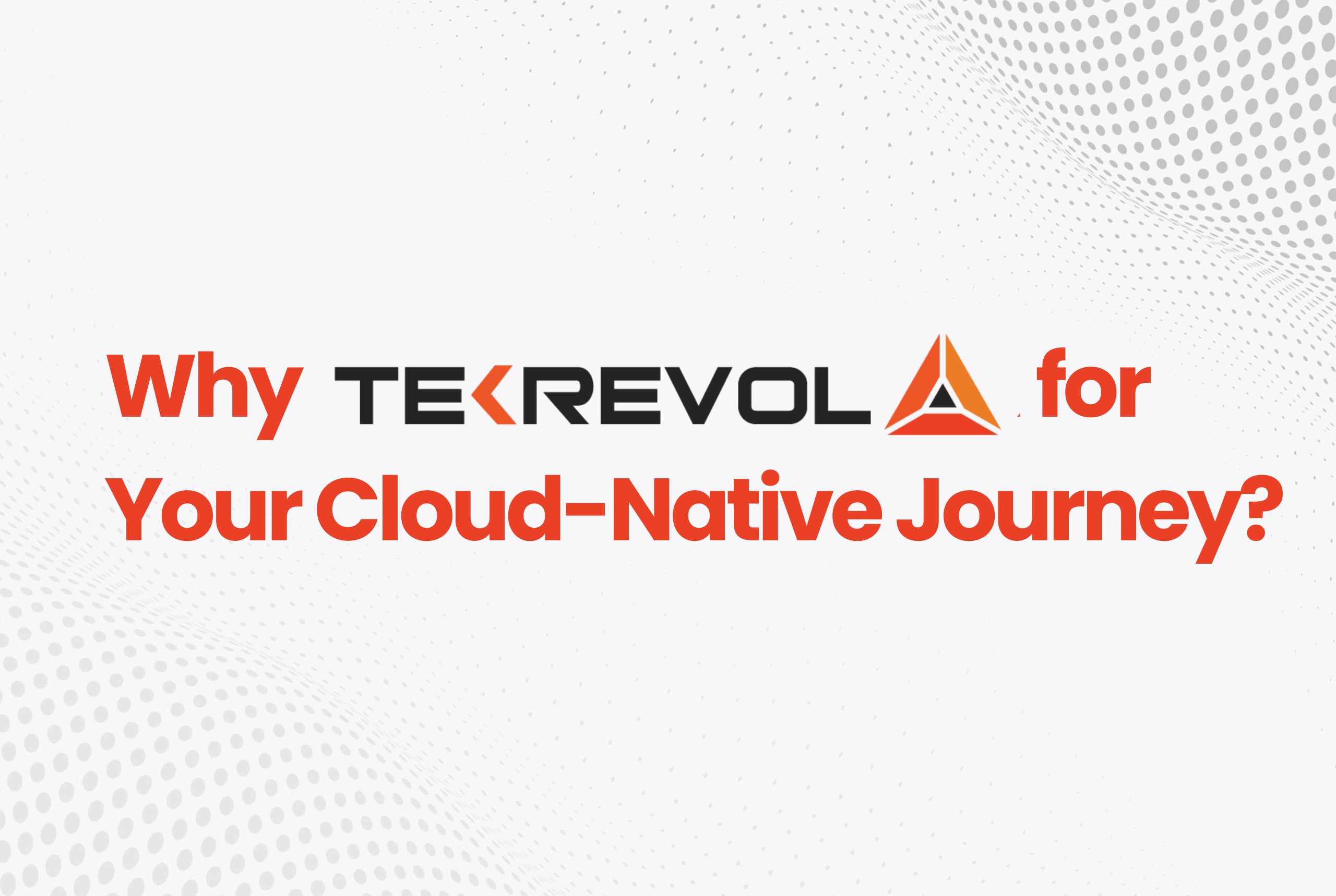 Why TekRevol for Your Cloud-Native Journey