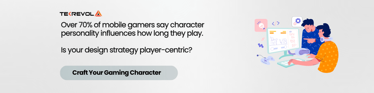 Over 70% of mobile gamers say character personality influences how long they play. Is your design strategy player-centric?.