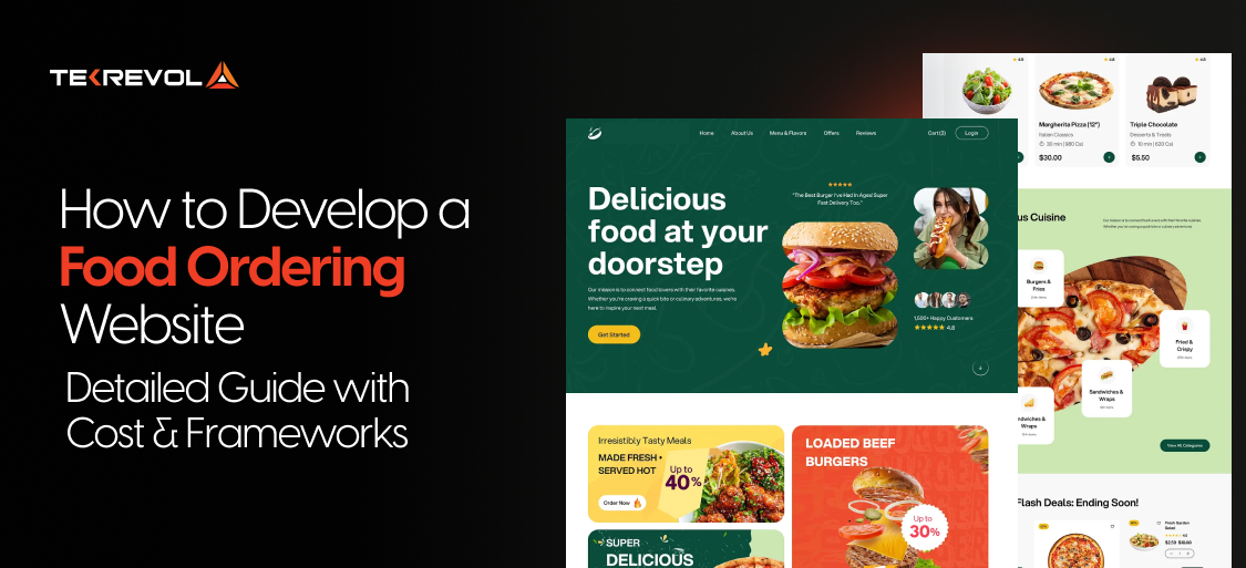 How to Develop a Food Ordering Website [2026 Guide with Cost & Frameworks]