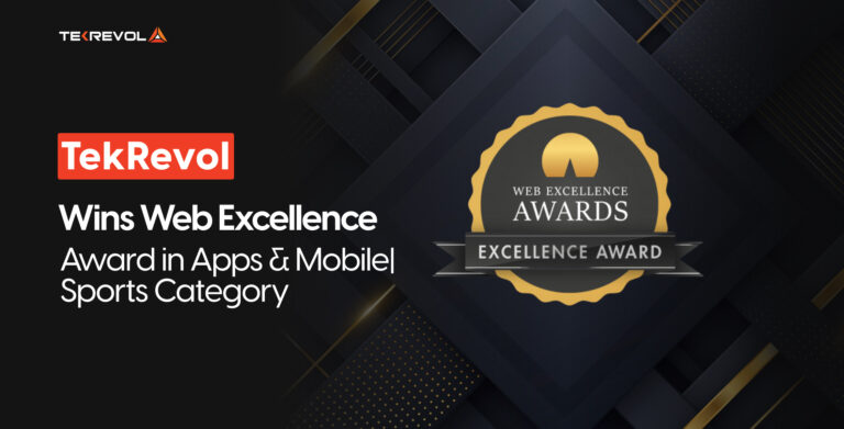 TekRevol Wins Web Excellence Award in Apps & Mobile | Sports Category